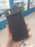 38340  iPhone 17Air защитная крышка-чехол под карбон