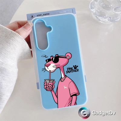 38423 Samsung A17 защитная крышка-чехол, сиилкон с рисунком