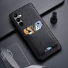 23409 Samsung A34 защитная крышка-чехол, с картхолдером, кож.