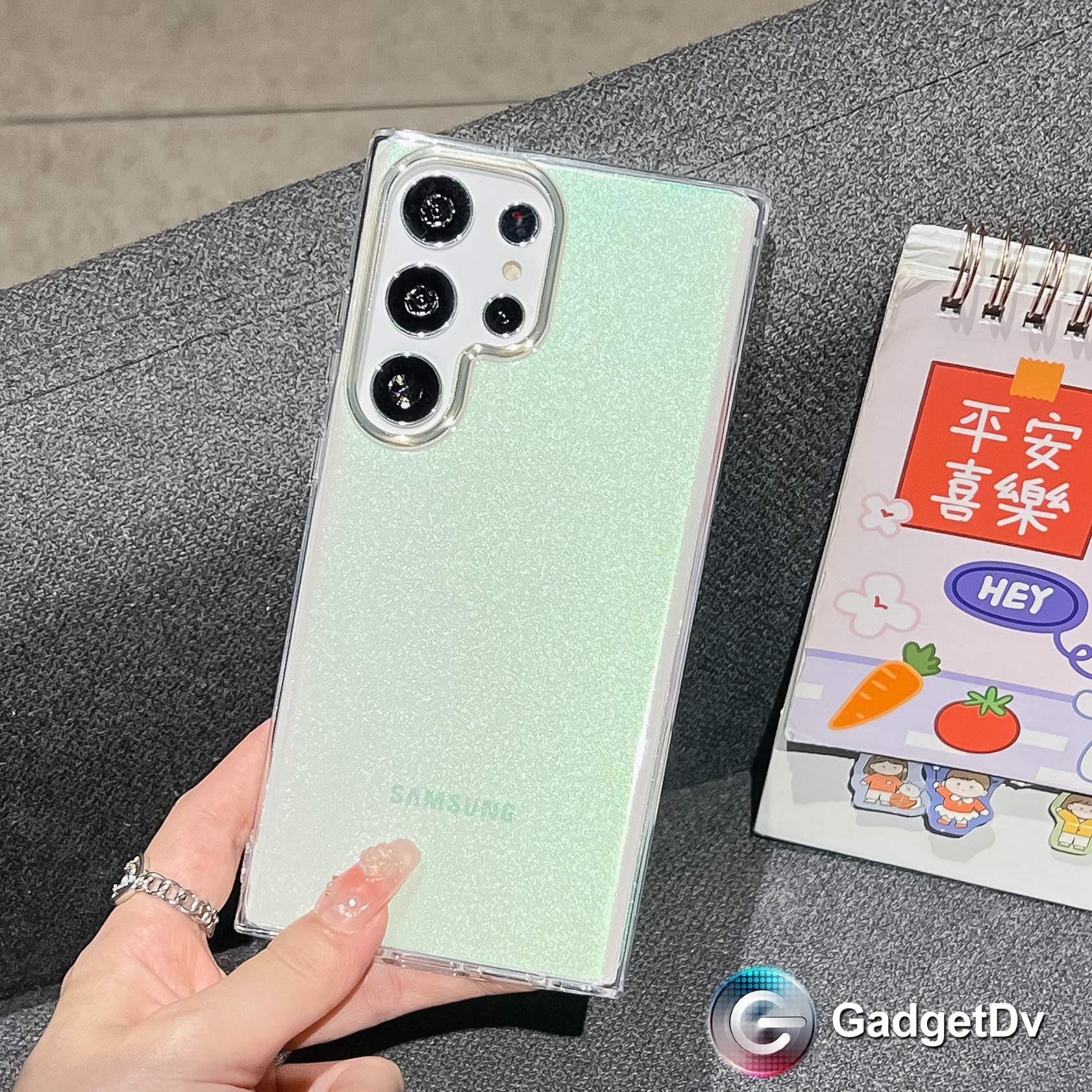 23656 Samsung A54 защитная крышка-чехол, пластик блестящая