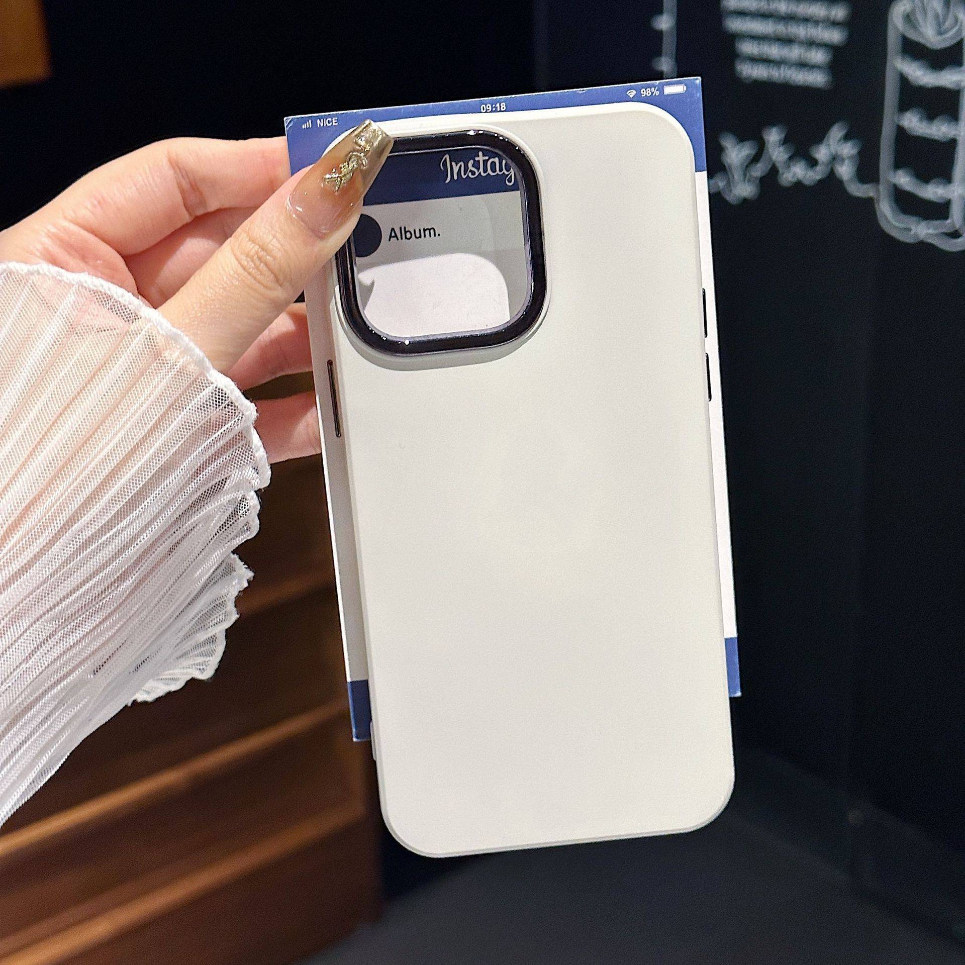 28059 iPhone 15 ProMax защитная крышка-чехол, New