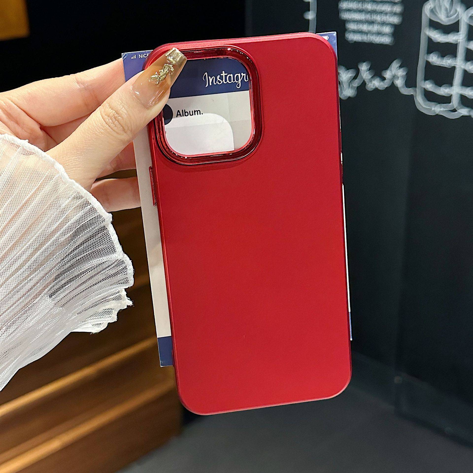 28059 iPhone 15 ProMax защитная крышка-чехол, New