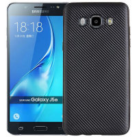 2722 Samsung J5 (2016) Защитная крышка силиконовая (черный)