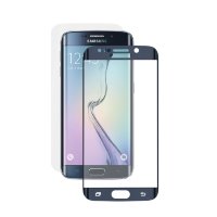 5-873 Защитное стекло Samsung S6 edge (синий)