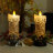 10664 Новогодняя светящиеся свеча с веточкой ели - 10664 Новогодняя светящиеся свеча с веточкой ели