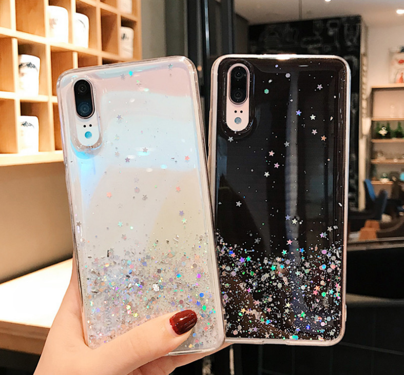 89038 Samsung A01 защитная крышка-чехол, "Блестки"