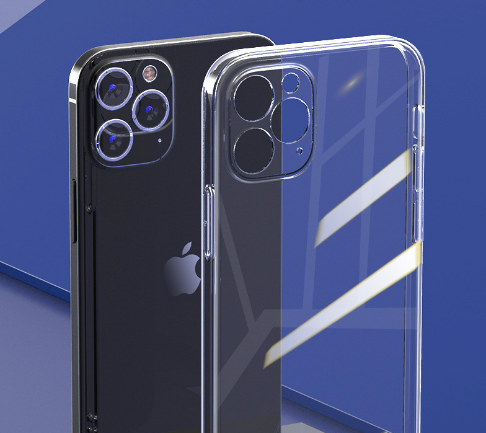 20039 iPhone13 Pro защитная крышка-чехол, силикон прозрачный