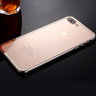 9590 iРhone7+ Защитная крышка пластиковая с бампером (черный)