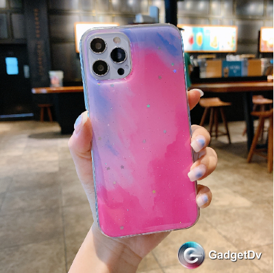 60812 Samsung A12 защитная крышка-чехол, блестки градиент