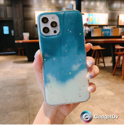 60812 Samsung A12 защитная крышка-чехол, блестки градиент
