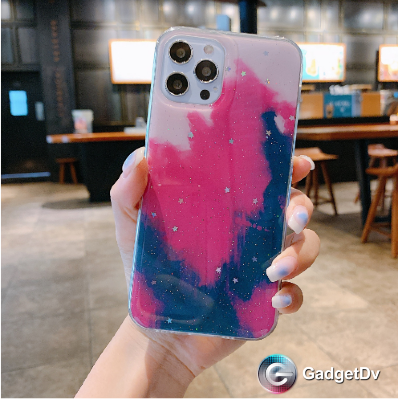 60812 Samsung A12 защитная крышка-чехол, блестки градиент