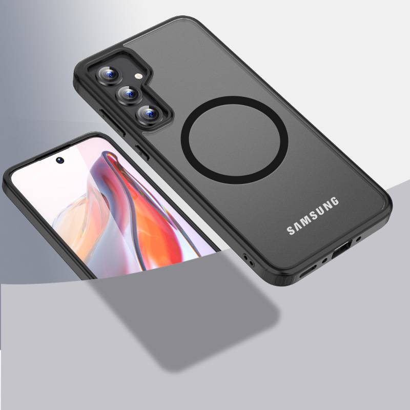 38028 Samsung S25 защитная крышка-чехол,пластик с MagSafe