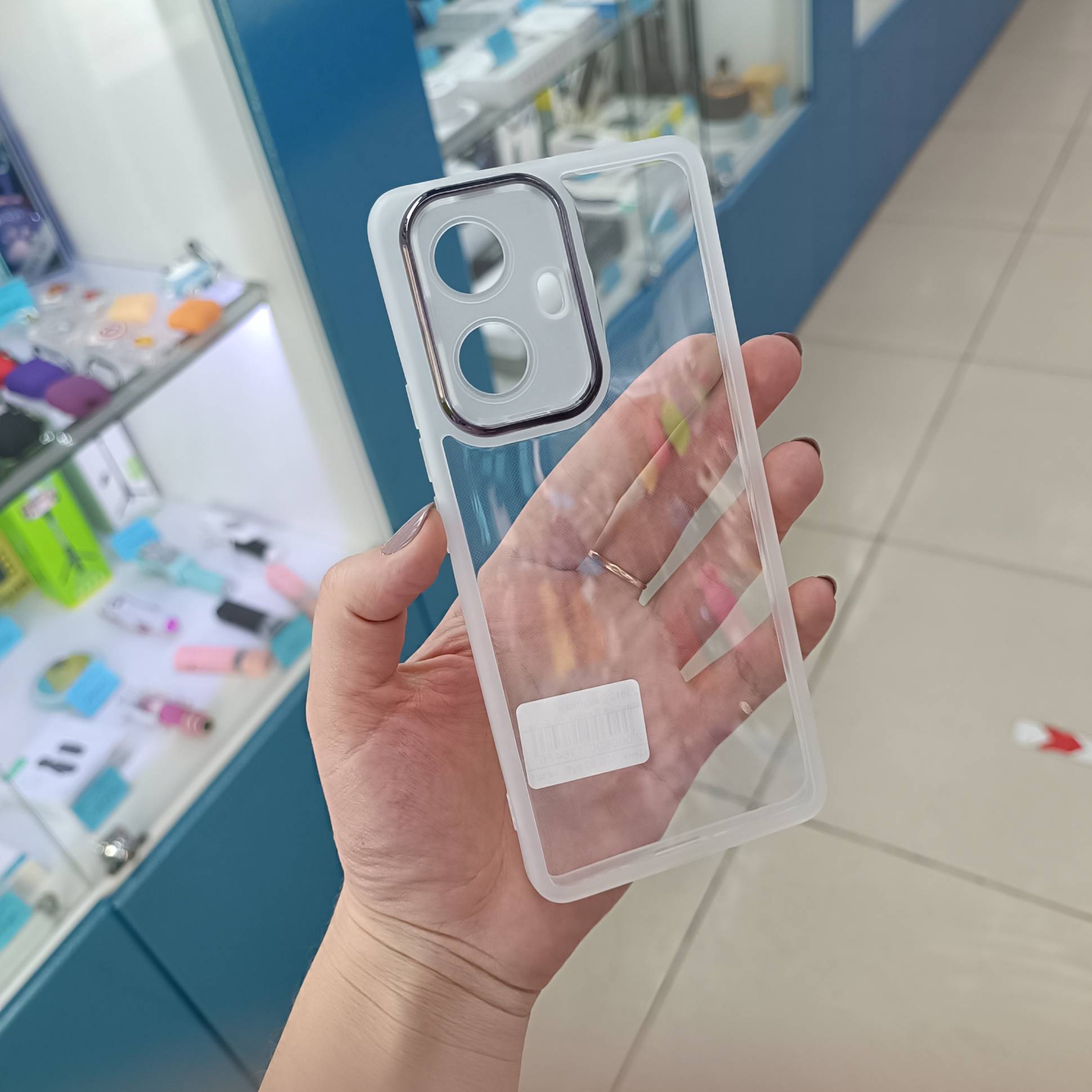 23564 Realme 10Pro защитная крышка-чехол, силикон прозрачный