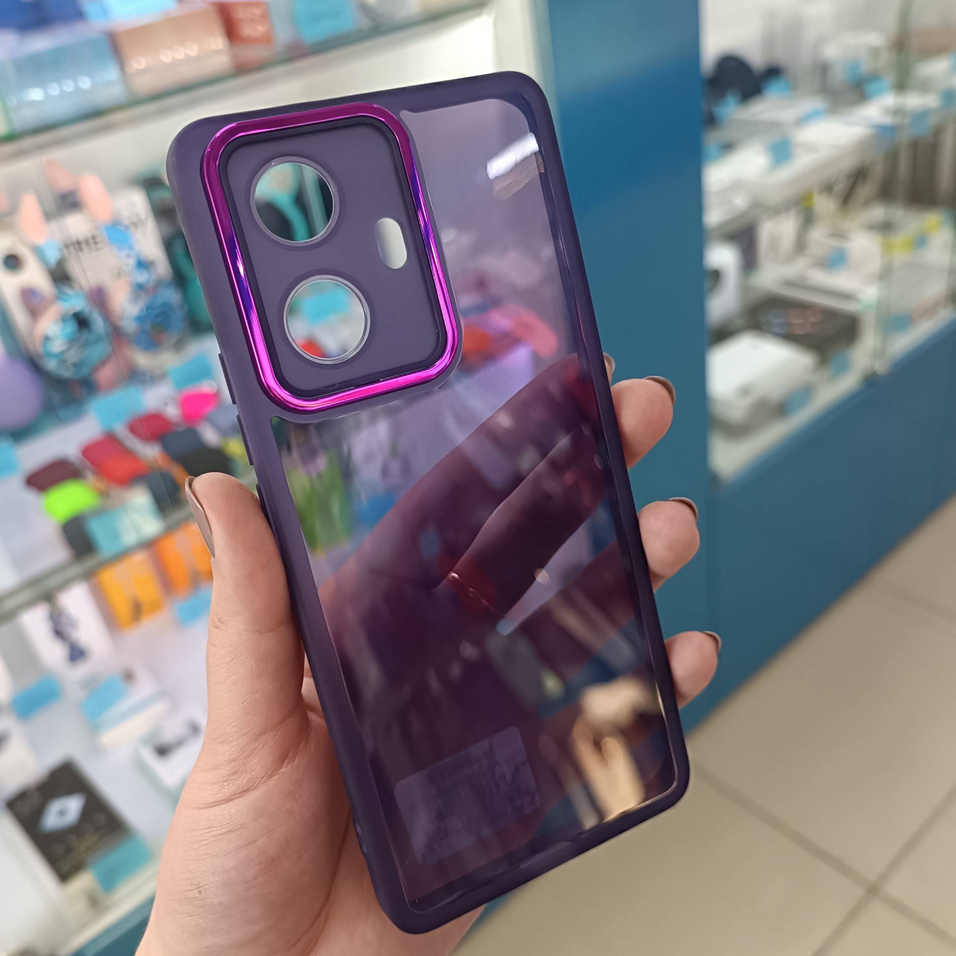 23564 Realme 10Pro защитная крышка-чехол, силикон прозрачный