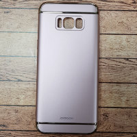 4469 Galaxy S8+ Защитная крышка пластиковая Joyroom (розовое золото)