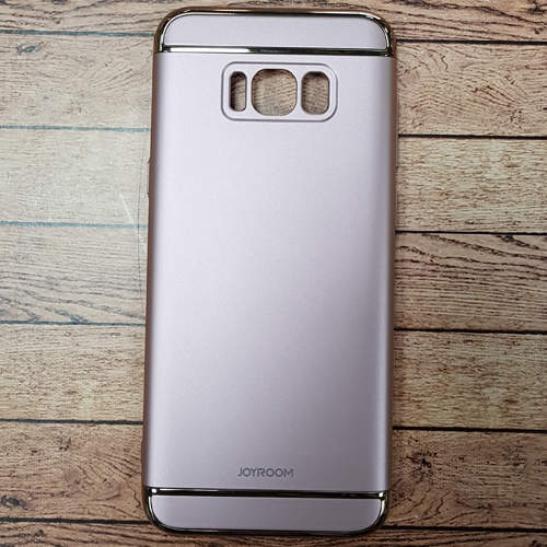 4469 Galaxy S8+ Защитная крышка пластиковая Joyroom (розовое золото)