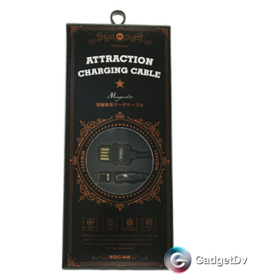 11492 Кабель USB lightning магнитный 1м, WK WDC-046