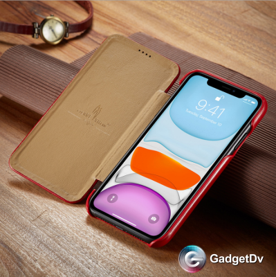 60814 Чехол-книжка iPhone 12 Pro Max, кожа