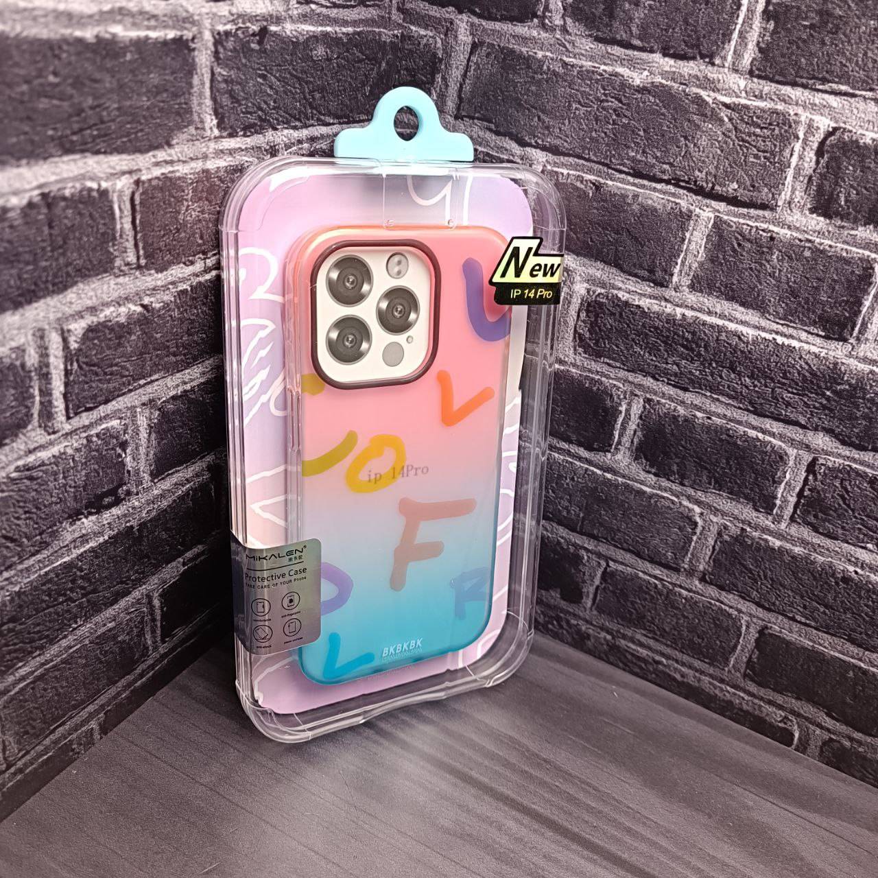 23108 iPhone 12/12Pro защитная крышка-чехол, пластик с рисунком