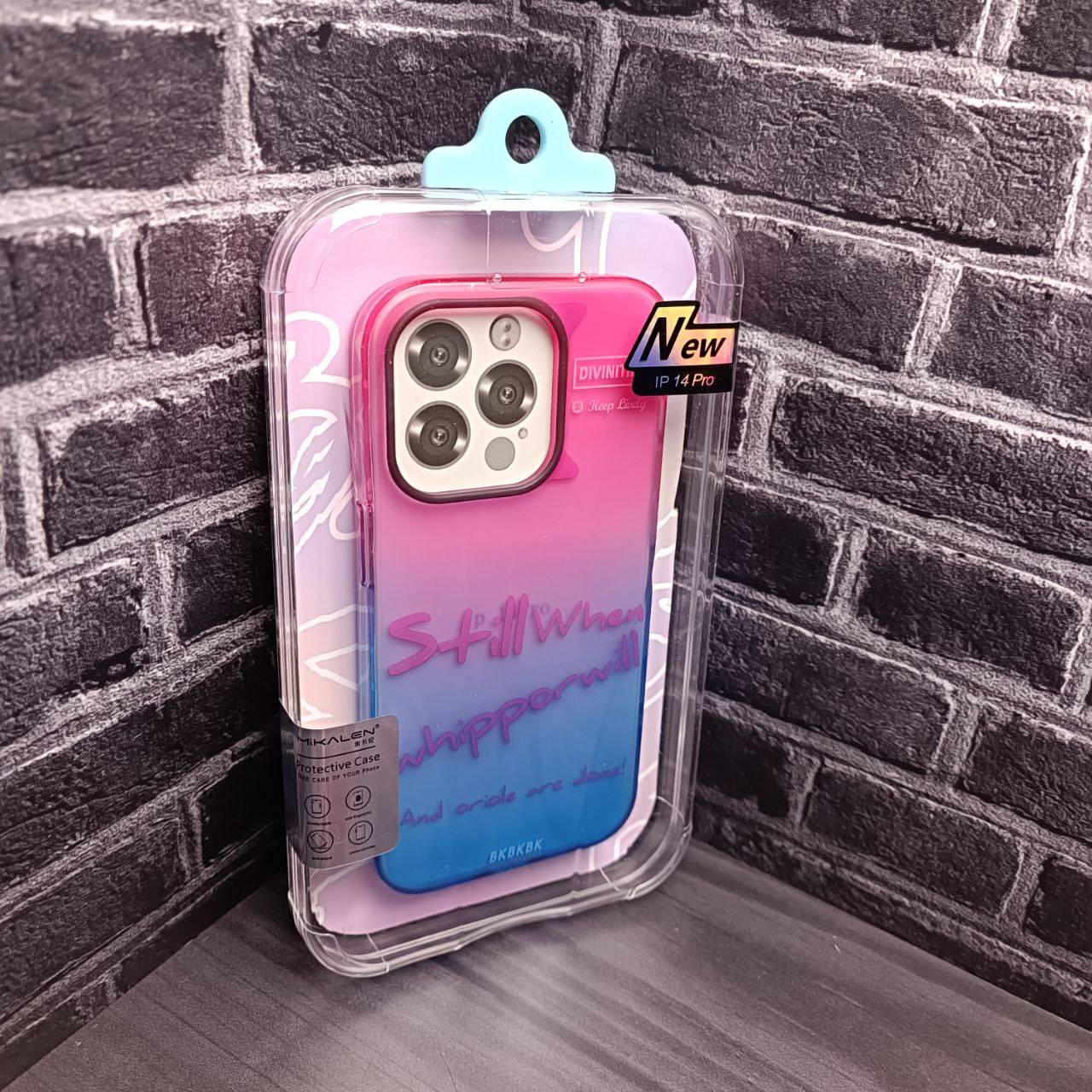 23108 iPhone 12/12Pro защитная крышка-чехол, пластик с рисунком