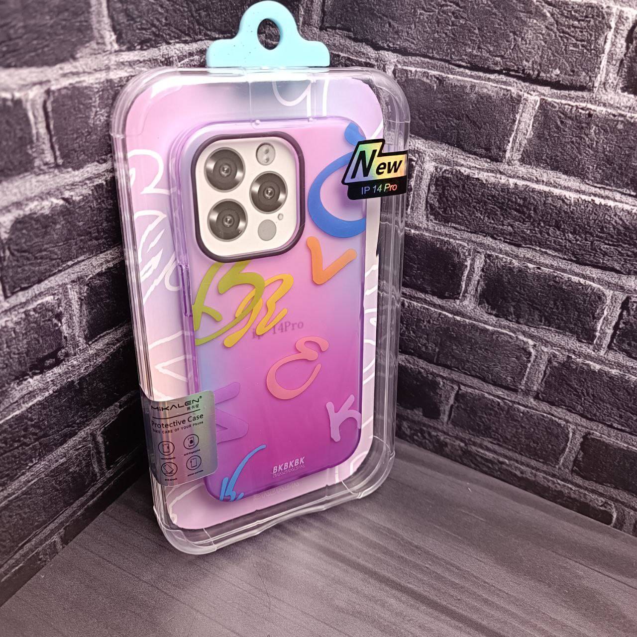 23108 iPhone 12/12Pro защитная крышка-чехол, пластик с рисунком