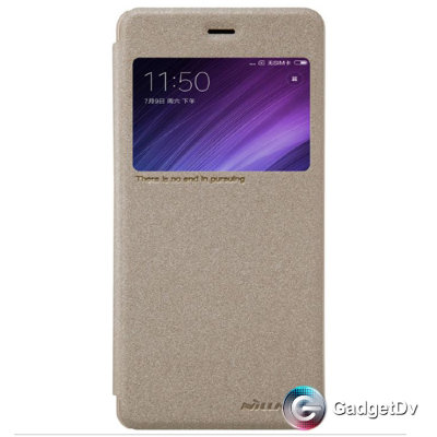 1157 Чехол-книжка Redmi 4 Prime Nillkin (золото)