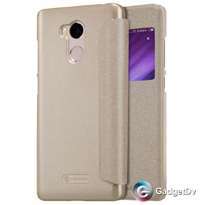 1157 Чехол-книжка Redmi 4 Prime Nillkin (золото)
