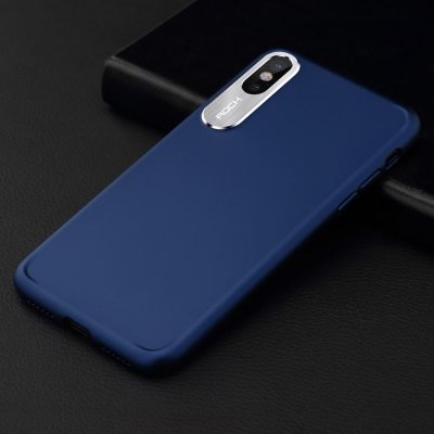 5081 iPhone X Защитная крышка пластиковая Rock (синий) 5081 iPhone X Защитная крышка пластиковая Rock (синий)