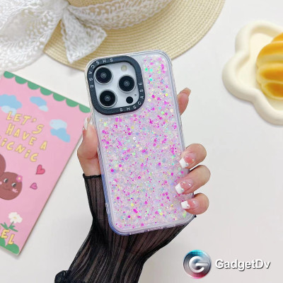 60618  iPhone 11 защитная крышка-чехол, блестки