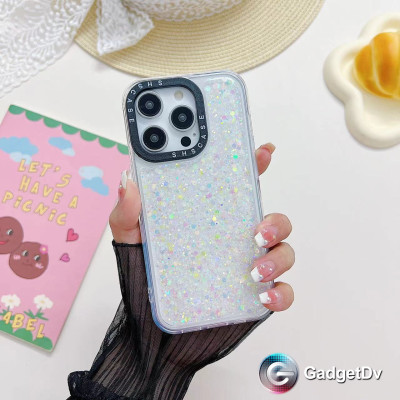 60618  iPhone 11 защитная крышка-чехол, блестки
