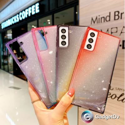20331 Samsung S21 защитная крышка-чехол, блестящий градиент