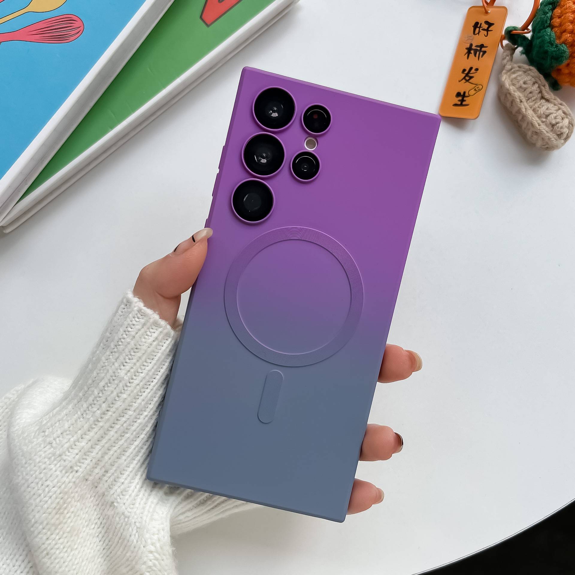 23198 Samsung S23 защитная крышка-чехол градиент