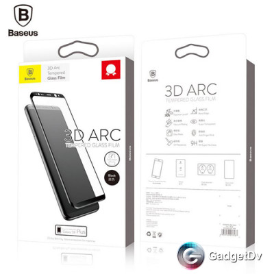 1684 Защитное стекло Samsung S8+ 0.26mm Baseus (белый)