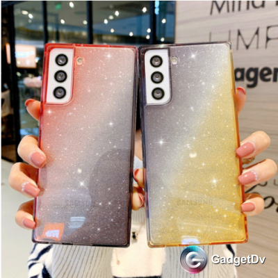 20330 Samsung S21 Plus защитная крышка-чехол блестящий градиент