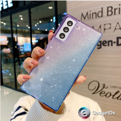 20330 Samsung S21 Plus защитная крышка-чехол блестящий градиент