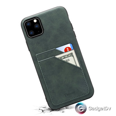 23662 Защитная крышка iPhone 15 с картхолдером под замшу