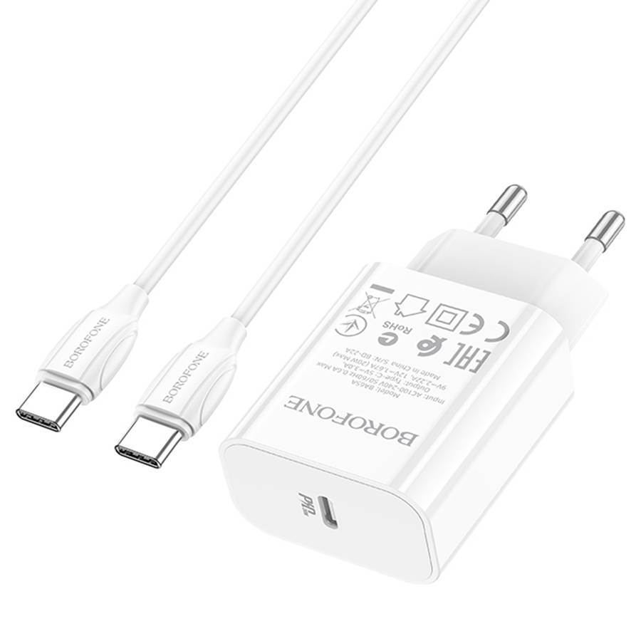 35043 СЗУ Type-C 20W Borofon BA65A