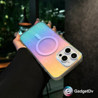 38631 iPhone 16Pro защитная крышка-чехол перелив с MagSafe
