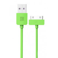 8720 Кабель USB iPhone4 1m Remax (зеленый)
