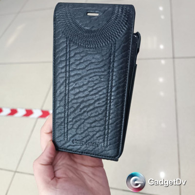 PCL-P04 iРhone7+ Флип-кейс Pierre Cardin (кож. черный)