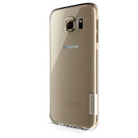 1233 Galaxy S6Edge Защитная крышка силиконовая Nillkin (прозрачный)