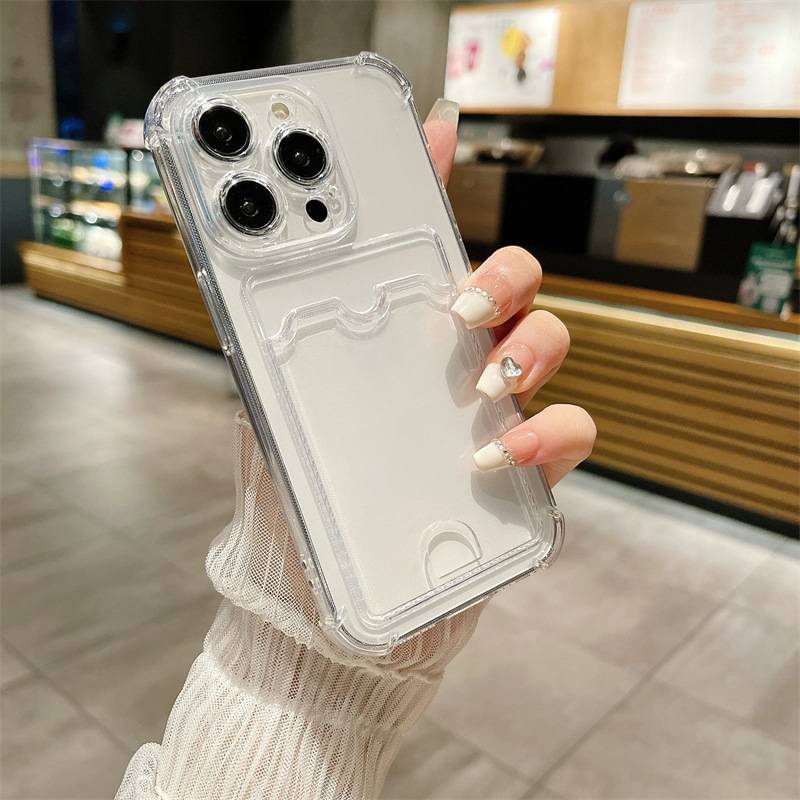 38348 iPhone 17Pro защитная крышка-чехол с картхолдером