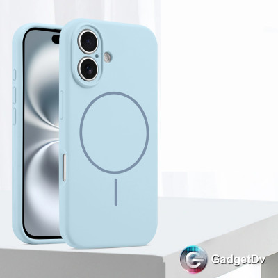 38443  iPhone 15 Защитная крышка-чехол силикон с MagSafe