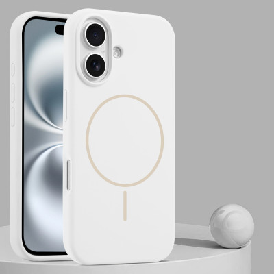 38443  iPhone 15 Защитная крышка-чехол силикон с MagSafe