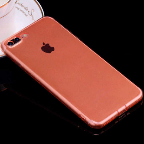 9597 iРhone7+ Защитная крышка силиконовая (розовый)