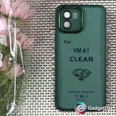 23401 Realme C30S защитная крышка-чехол, прозрачная с цвет.краями