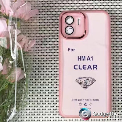 23401 Realme C30S защитная крышка-чехол, прозрачная с цвет.краями