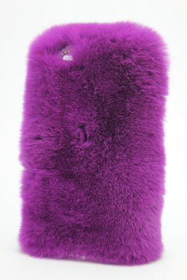 17-1000  iPhone6+ Защитная крышка мохнатая (фиолетовый) 17-1000  iPhone6+ Защитная крышка мохнатая (фиолетовый)