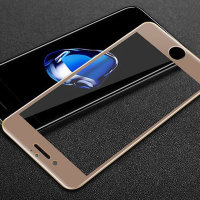 4474 Защитное стекло iPhone7/8/SE 2020  изогнутое IMAK (золото)