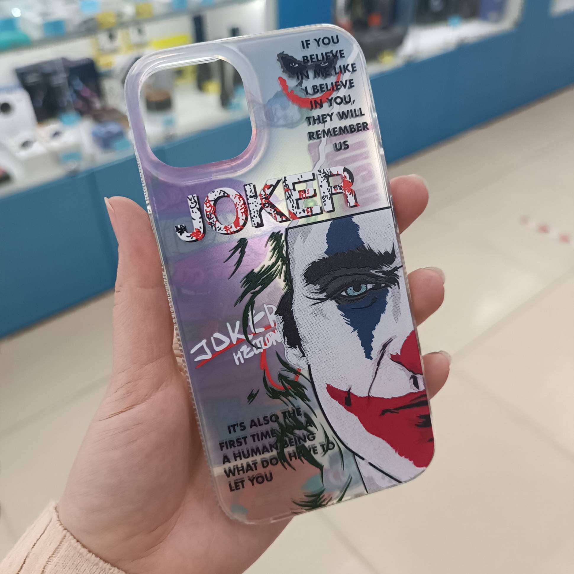 34048 iPhone 13 защитная крышка-чехол, пластик с рисунком